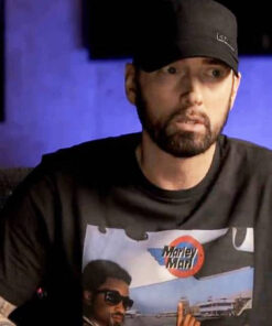 Eminem Wearing Marley Marl In Control Volume 1 Album Cover T-Shirt