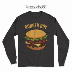 Hamburger Cheeseburger Burger Boy Long Sleeve