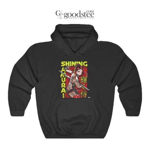 Hikaru Shida Shining Samurai Anime Hoodie