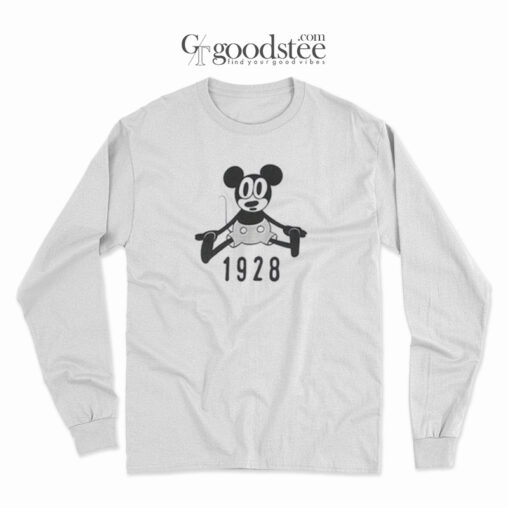 Pharrell Williams Wearing Vintage Mickey 1982 Long Sleeve