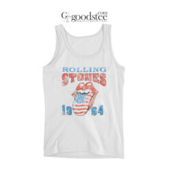 Tayshia Adams Wears Rolling Stones Roll Cuff Tank Top