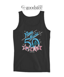 Roxy Music 50Th Anniversary Tour Tank Top