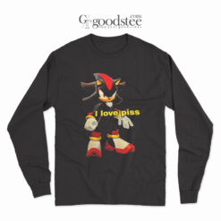 Sonic The Hedgehog I Love Piss Long Sleeve