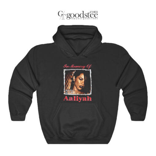 Vintage Hailey Baldwin In Memory Of Aaliyah Hoodie