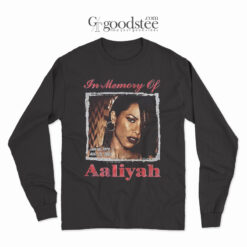 Vintage Hailey Baldwin In Memory Of Aaliyah Long Sleeve