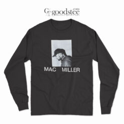 Vintage Mac Miller Portrait Long Sleeve