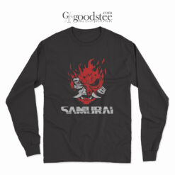 Vintage Cyberpunk Samurai Logo Long Sleeve