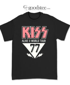 Vintage Zendaya Kiss Alive II World Tour T-Shirt