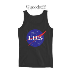 Flat Earth Society Nasa Lies Tank Top