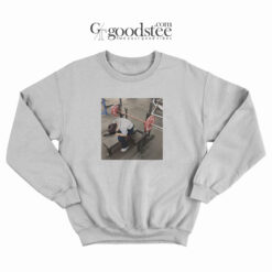 Shinji Ikari Anime Gym Meme Sweatshirt