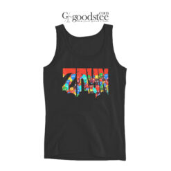 One Direction Zayn Malik Nil Faces Logo Tank Top