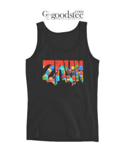 One Direction Zayn Malik Nil Faces Logo Tank Top