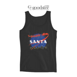 Santa Claus Nasa Christmas Tank Top