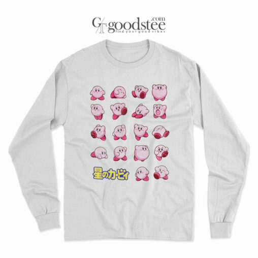 Alien Expressions of Kirby Grid Long Sleeve