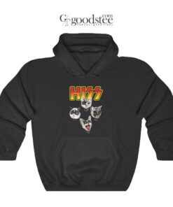 Hiss Cats Rock Kiss Band Hoodie