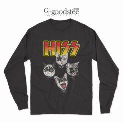 Hiss Cats Rock Kiss Band Long Sleeve