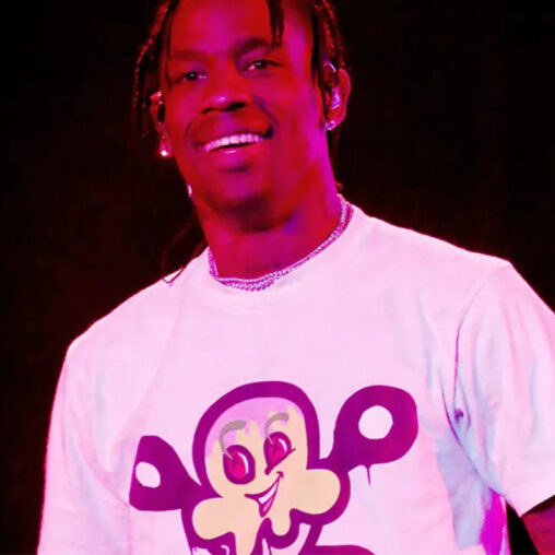 Travis Scott Wearing Icecream T-Shirt