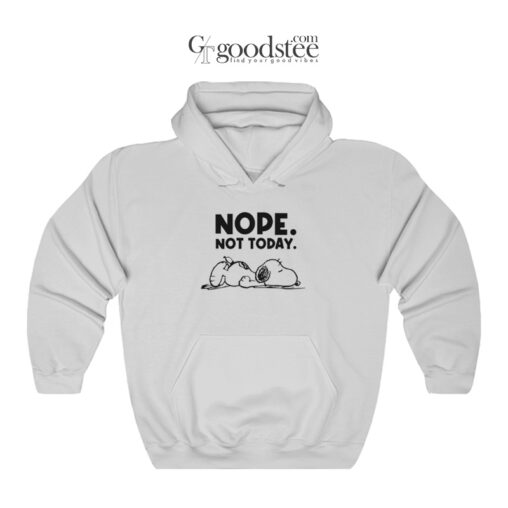 Snoopy Nope Not Today Hoodie