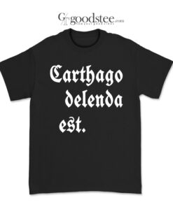 Mark Zuckerberg Carthago Delenda Est T-Shirt