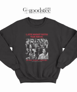 Late Night With The Devil Do Not Adjust Your Set Sweatshirt