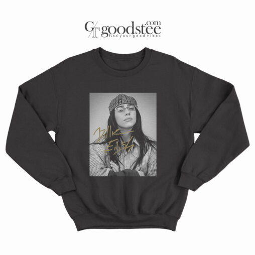 Billie Eilish Potrait Graphic Sweatshirt