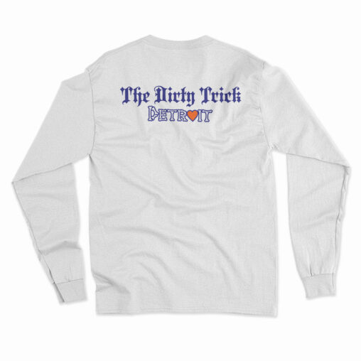 Detroit Tigers Leyland Smoking The Dirty Trick Long Sleeve