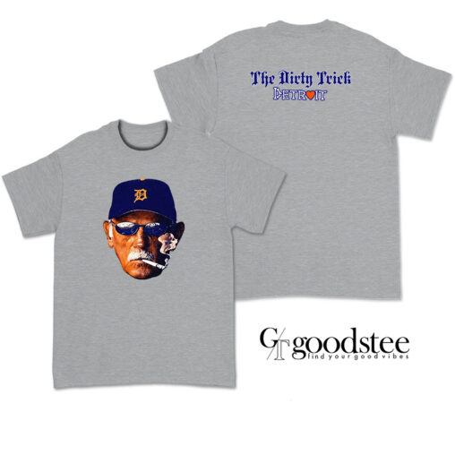 Detroit Tigers Leyland Smoking The Dirty Trick T-Shirt