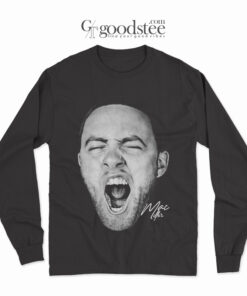 Mac Miller Big Face Graphic Long Sleeve