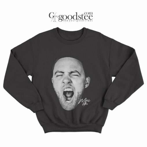 Mac Miller Big Face Graphic Sweatshirt