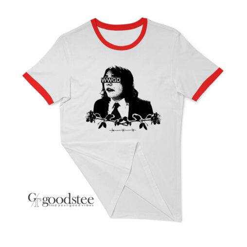 MCR Gerard Way WWGD Ringer T-Shirt