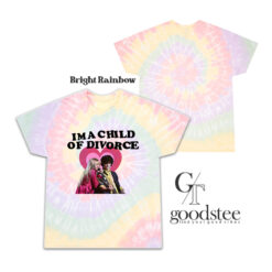 Nick Jonas and Miley Cyrus Im a Child Of Divorce Tie Dye T-Shirt