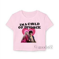 Nick Jonas and Miley Cyrus Im a Child Of Divorce Y2K Baby Tee