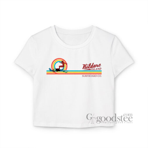 Outer Banks Kiara Carrera Kildare Island Surfboard Y2K Baby Tee